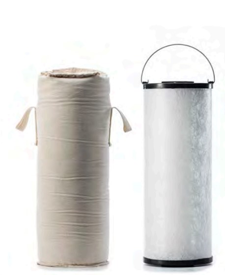 Clay filter treatment cartridge and canister options