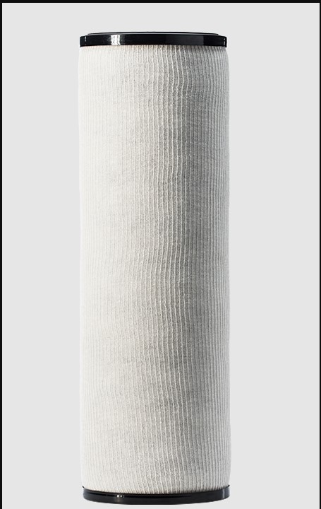 Micronic filtration cartridge for fine particle removal
