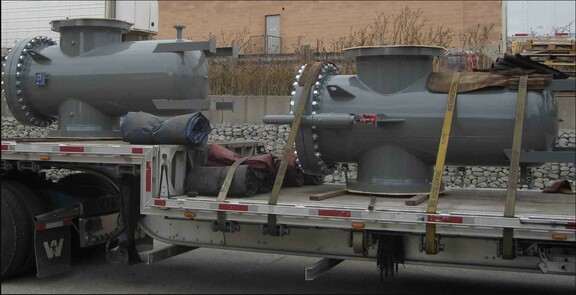 Large strainer baskets ready for industrial delivery